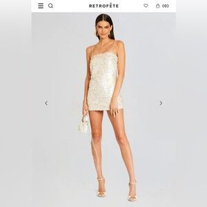 Retrofête - ELEANORA SEQUIN DRESS size small